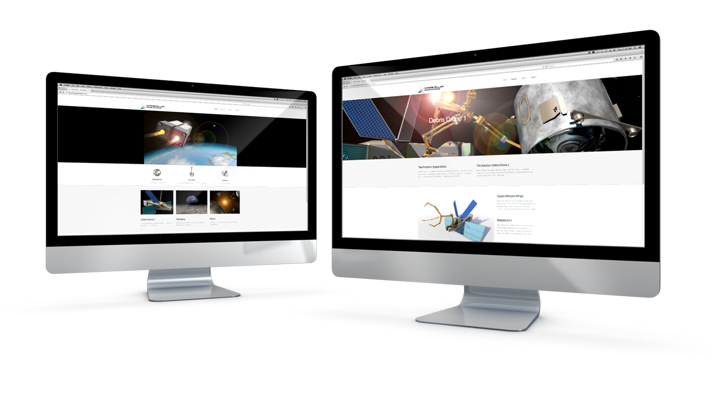 Interstellar Space Systems Website Design