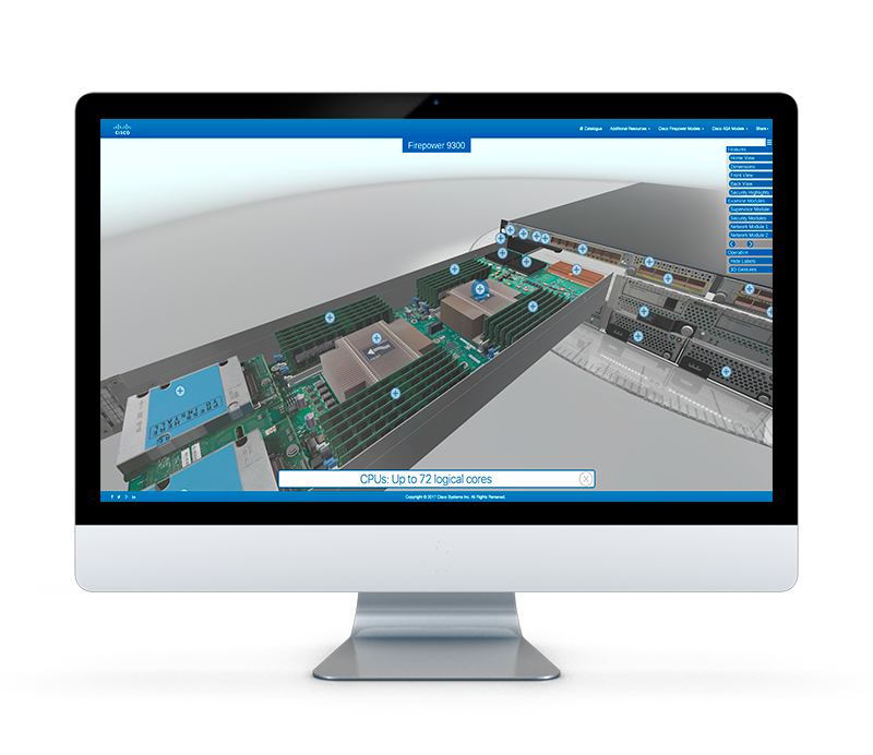 Cisco WebGL Interactive Desktop App