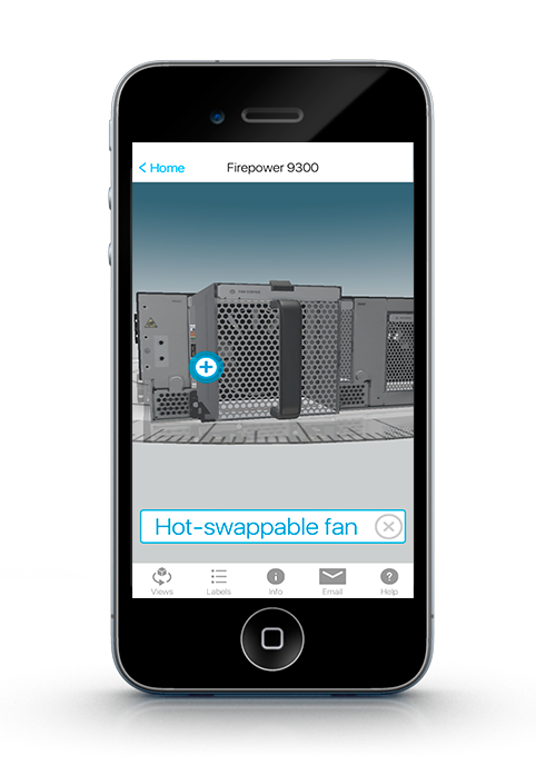 Cisco WebGL Mobile App 9300 Fans