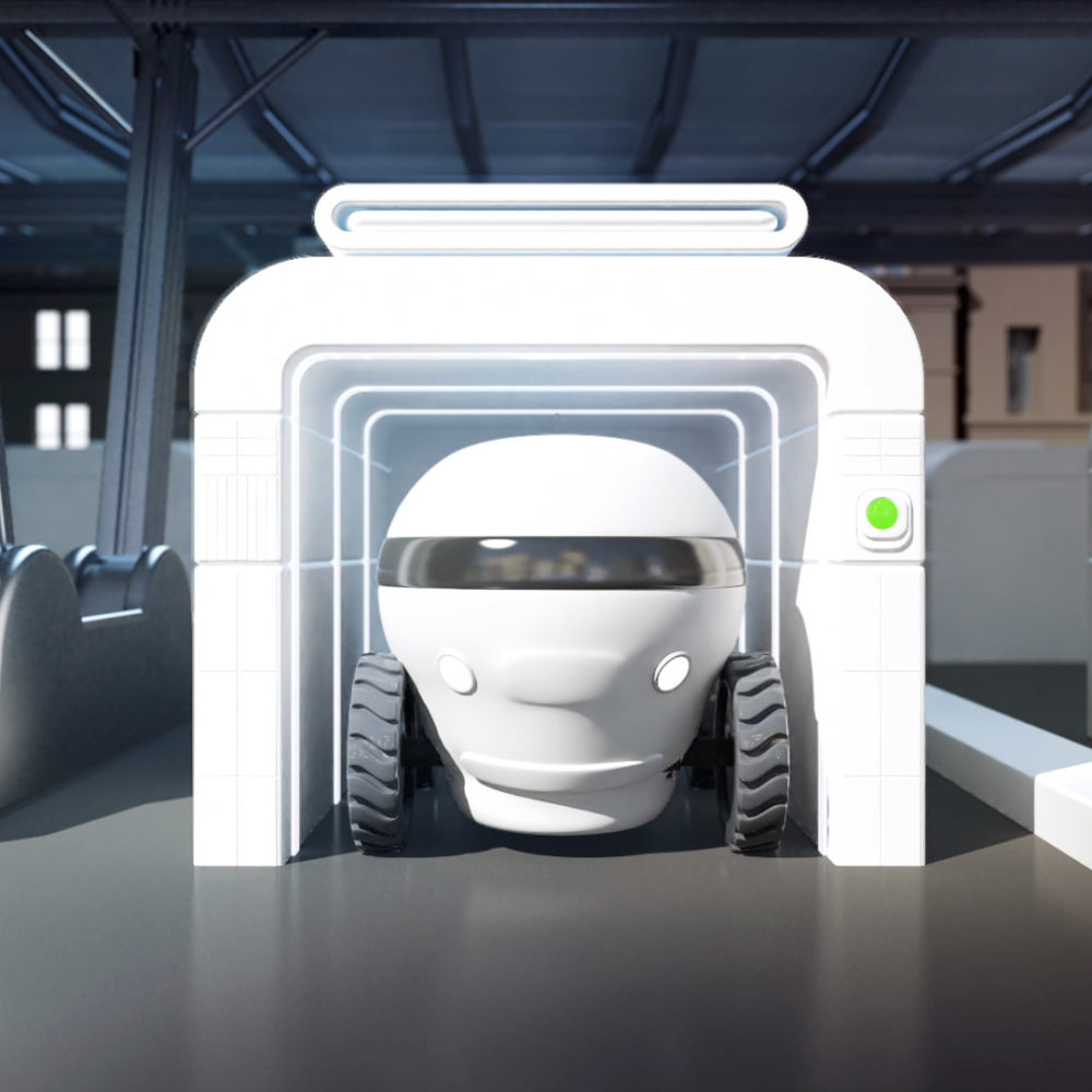 RavenOps Animated Product Video Robot Character