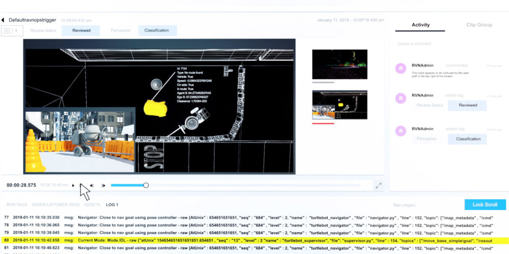 RavenOps Animated Product Video User Interface